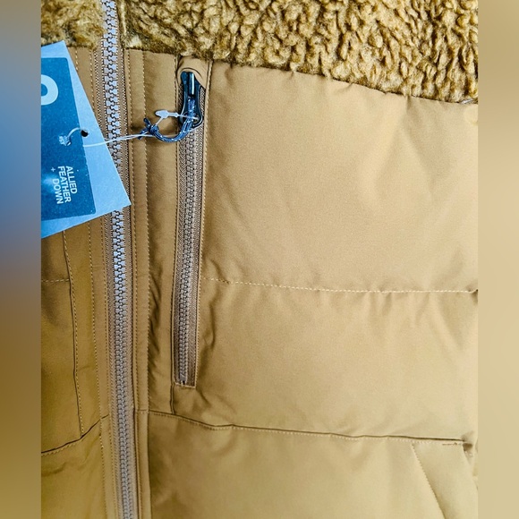 Eddie Bauer Twisp Down/Sherpa Jacket, Antique Bronze, Women’s L, NWT - Picture 6 of 15